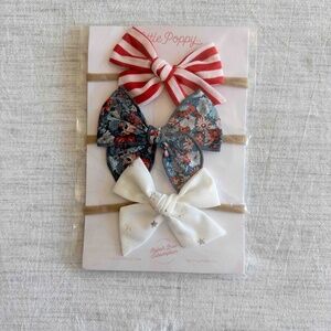 Little Poppy Co Headband with Bow - 3 Pack - NIP